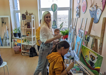 Відбувся майстер клас по живопису «Stop Climate Change»