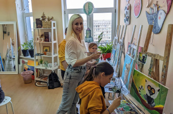 Відбувся майстер клас по живопису «Stop Climate Change»
