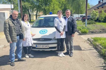 Місто Суми отримало автомобіль швидкої допомоги від міста Гданськ (Республіка Польща)